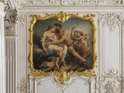 Imeneo di Ercole e Ebe. Dipinto di Charles Tremolières (1703-1739). Camera del Principe. Hotel de Soubise, Parigi da Unbekannt