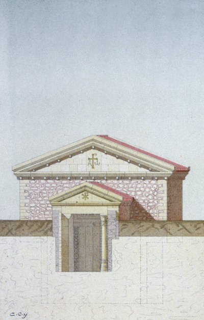 Ipogeo Martirio di Poitiers, c.1880 da Unbekannter Künstler