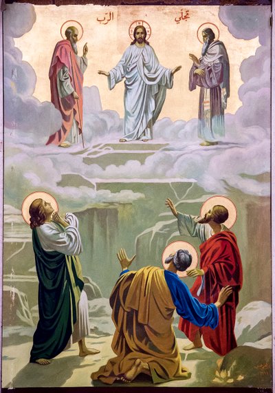 Icona nella chiesa melkita di Nazareth (cattolica greca), Galilea, Israele, La Trasfigurazione, 2018 (foto) da Unbekannt