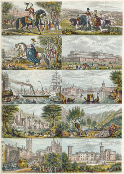 Illustrazioni datate 1851 da Unbekannter Künstler