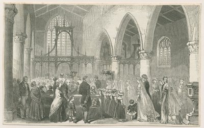 Interno della chiesa di Trentham da Unbekannt