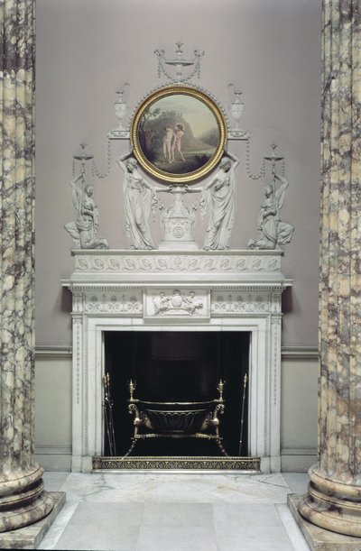Interno della Sala di Marmo, Kedleston Hall, Derbyshire da Unbekannt