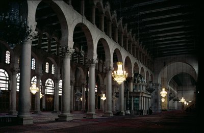 Interno della Sala di Preghiera, c.705-715 d.C. da Unbekannt