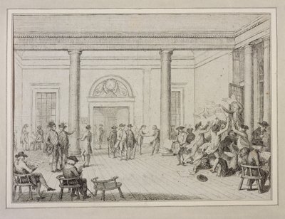 Interno della Borsa, c.1790 da Unbekannt