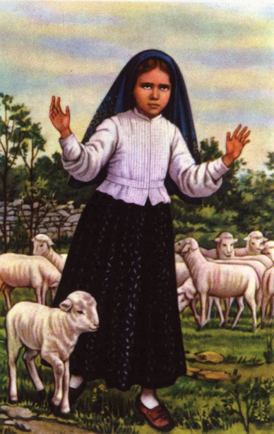 Jacinta, che vide la Vergine Maria a Fatima nel 1917 da Unbekannter Künstler