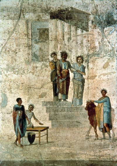 Giasone e Pelia, dalla Casa di Giasone, o degli Amori Fatali, Pompei da Unbekannter Künstler