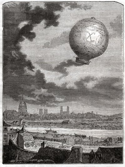 Jean Francois Pilatre de Rozier da Unbekannter Künstler