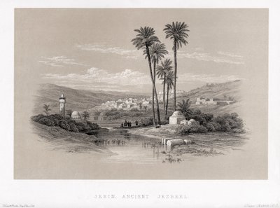 Jenin antica Jezreel da Unbekannter Künstler