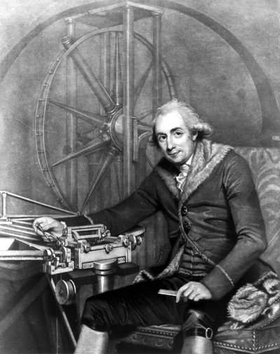 Jesse Ramsden, costruttore di strumenti inglese, c 1780 da Unbekannt