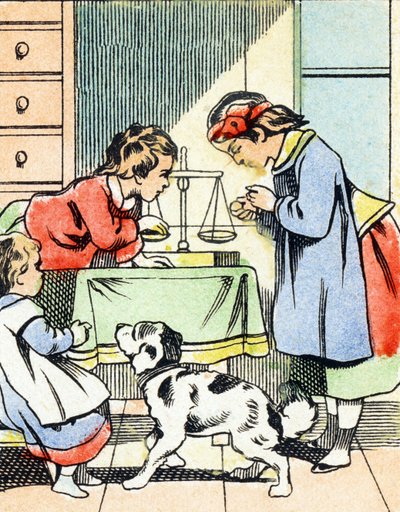 Gioco: La piccola mercante - Alfabeto - Divertimenti per bambini - Immagini d