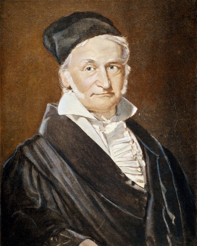 Johann Carl Friedrich Gauss, stampa c. 1830 da Unbekannter Künstler