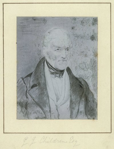 John George Children, scienziato inglese, c. 1841 da Unbekannt