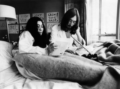 John Lennon e Yoko Ono all