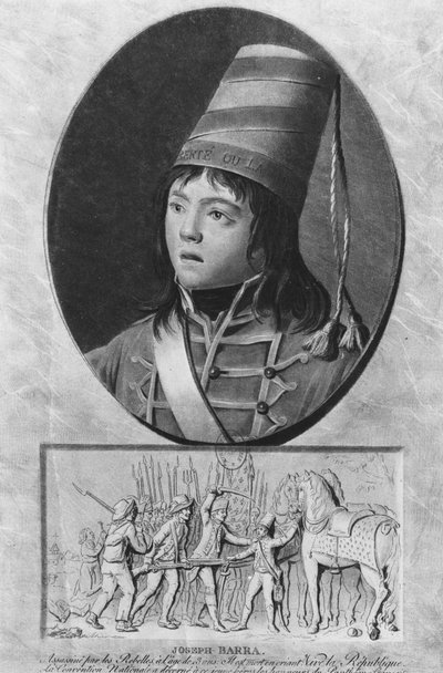 Joseph Bara o Barra (1779 - 1793), soldato francese da Unbekannt