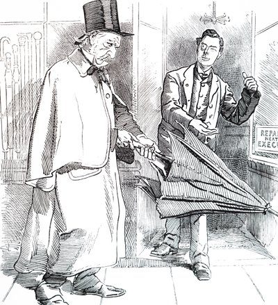 Joseph Chamberlain e William Ewart Gladstone. da Unbekannt