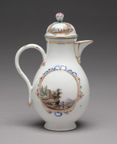 Brocca con coperchio, prodotta dalla Manifattura di porcellana di Meissen, 1774-1814 da Unbekannt