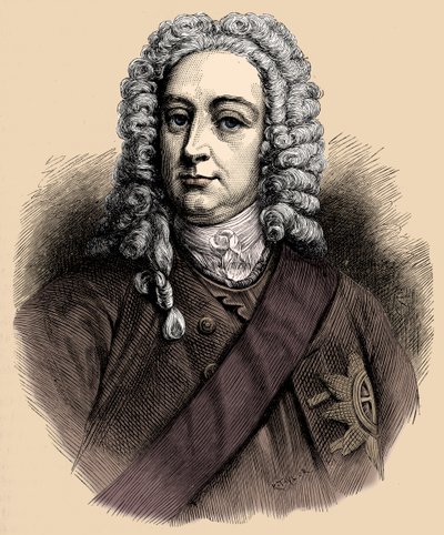 Re Giorgio II - ritratto da Unbekannter Künstler