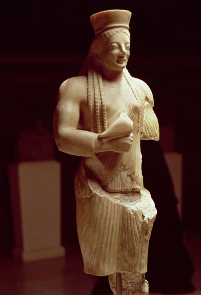 Figura di Kore di una giovane ateniese che tiene un