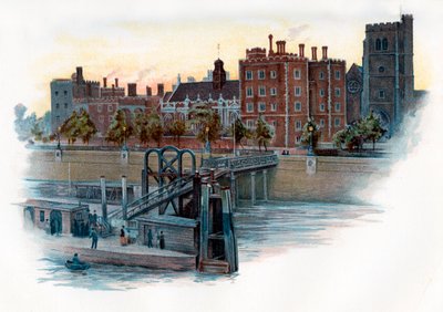 Palazzo di Lambeth da Unbekannter Künstler