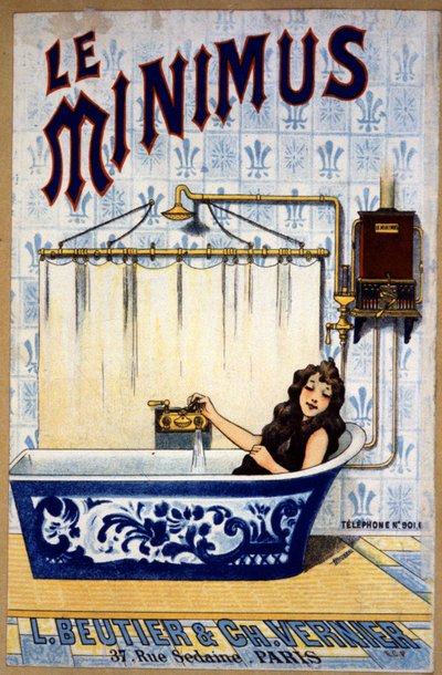 Le minimus bagno, c. 1900 da Unbekannter Künstler