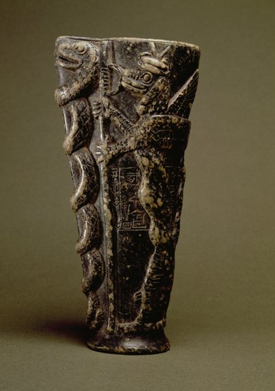 Coppa per libagioni del principe Gudea, dedicata al suo dio personale Ningishzida, da Telloh, antica Girsu, c.2150 a.C. da Unbekannt