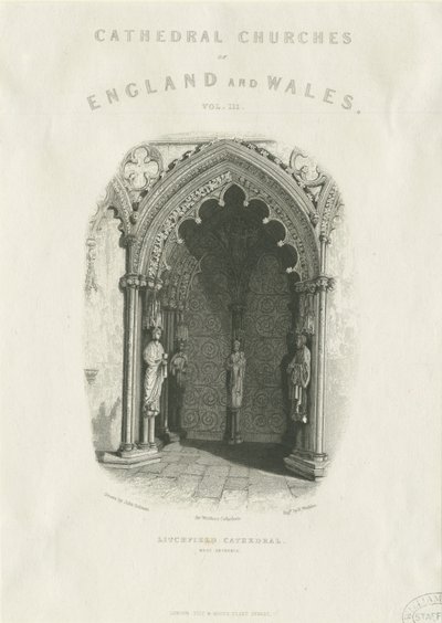 Cattedrale di Lichfield - Portale Ovest da Unbekannt