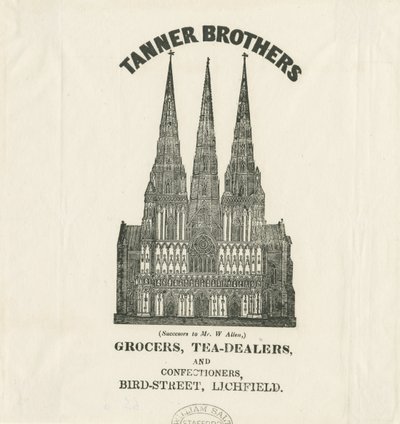Lichfield Cathedral - Facciata Ovest da Unbekannt