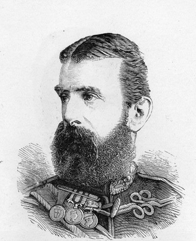 Tenente Generale Lord Chelmsford (litografia) da Leopold Blonder
