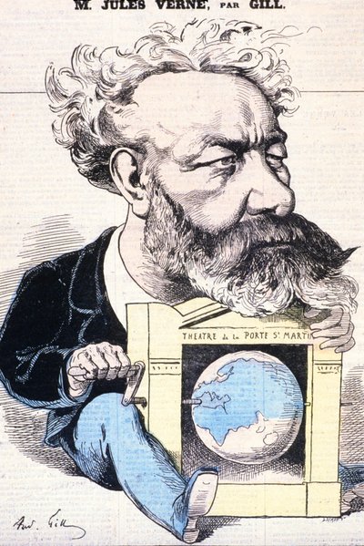 Loira Atlantica N* 183 - Nantes - Museo Jules Verne - Cartone animato di Gill da Unbekannt