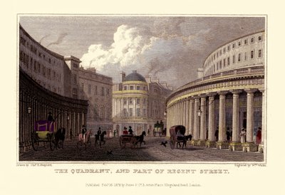 Vedute di Londra: Il Quadrante e parte di Regent Street da Unbekannter Künstler