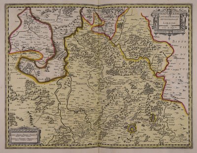 Lotharingia septentrionalis  Loraine intorno a Sept.ion da Unbekannter Künstler