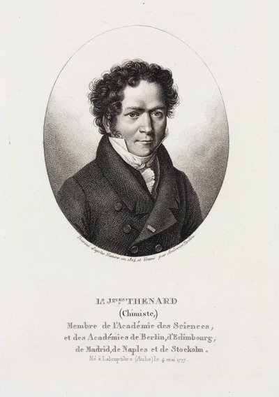 Louis Jacques Thenard, chimico francese da Unbekannt