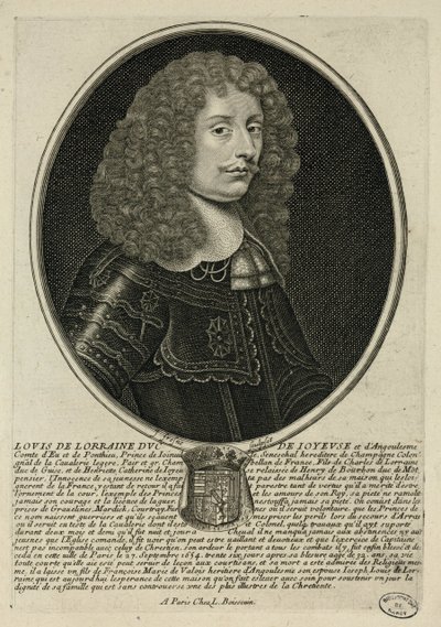 Luigi di Lorena, ducato di Joyeuse da Unbekannter Künstler