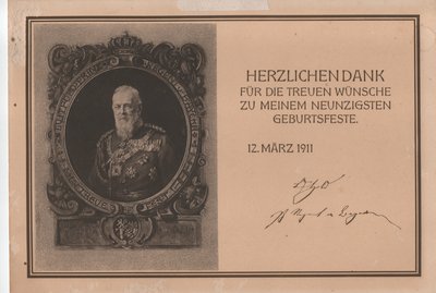 Luitpold Karl Joseph Wilhelm di Baviera da Unbekannter Künstler