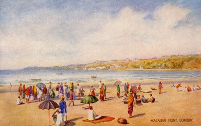 Punto Malabar, Bombay, India da Unbekannter Künstler