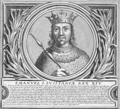Manuele I del Portogallo (litografia) da Unbekannt
