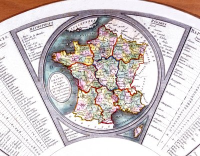 Mappa della Francia da Unbekannter Künstler