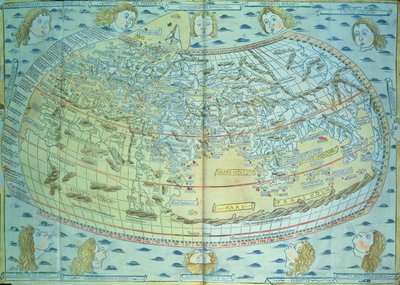 Mappa del mondo da Unbekannter Künstler