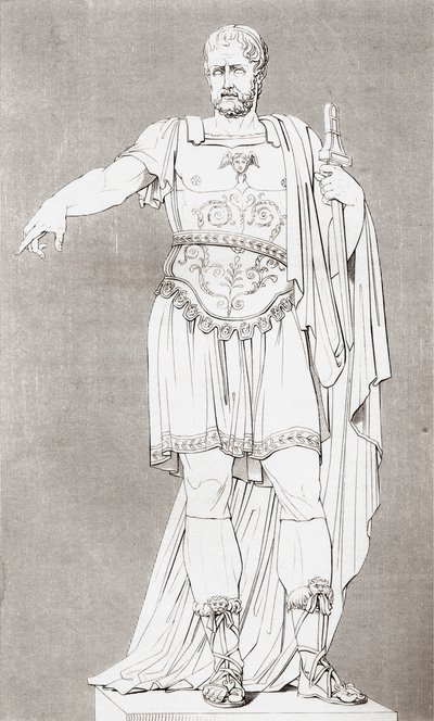 Marco Furio Camillo (c. 446 – 365 a.C.), soldato e statista romano, da 