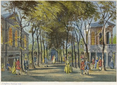 Giardini di Marylebone, Londra 1778 da Unbekannter Künstler