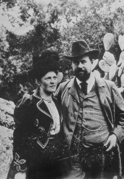 Max Weber e sua moglie da Unbekannter Künstler