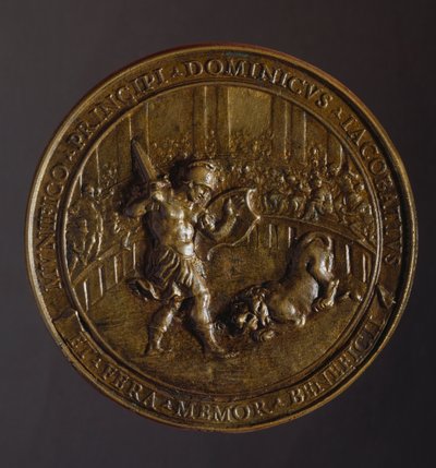 Medaglia commemorativa della peste che colpì Roma negli anni 1656-1657 da William M. Timlin