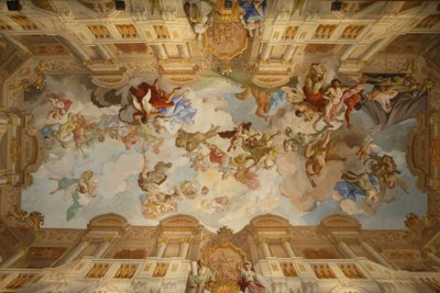Affresco nella sala di marmo dell