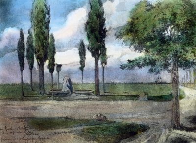 Pietra commemorativa del luogo dove morì Gustavo Adolfo da Unbekannter Künstler