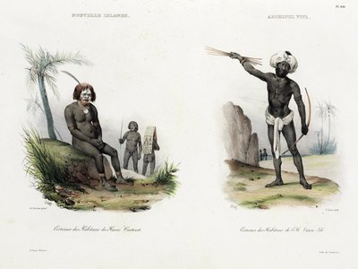 Uomini della Nuova Irlanda e delle Figi da Unbekannt