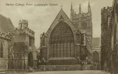 Merton College, Oxford da Unbekannter Künstler