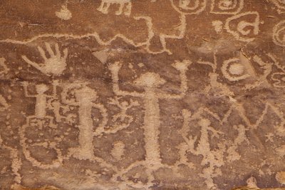 Mesa Verde, Petroglifi americani Anasazi o Pueblo ancestrali da William M. Timlin