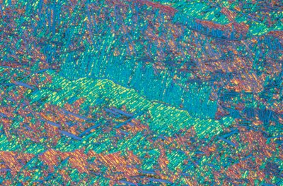 Micrografie (Luce) Lega di titanio incisa, micrografia a luce da Unbekannter Künstler