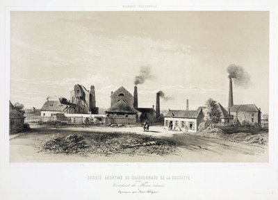 Estrazione mineraria, carbone De la Cossette Coalmining Company, Belgio da Unbekannt