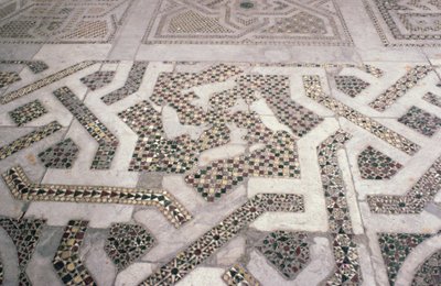 Pavimento a mosaico nella Cattedrale di Monreale, Sicilia da Unbekannt